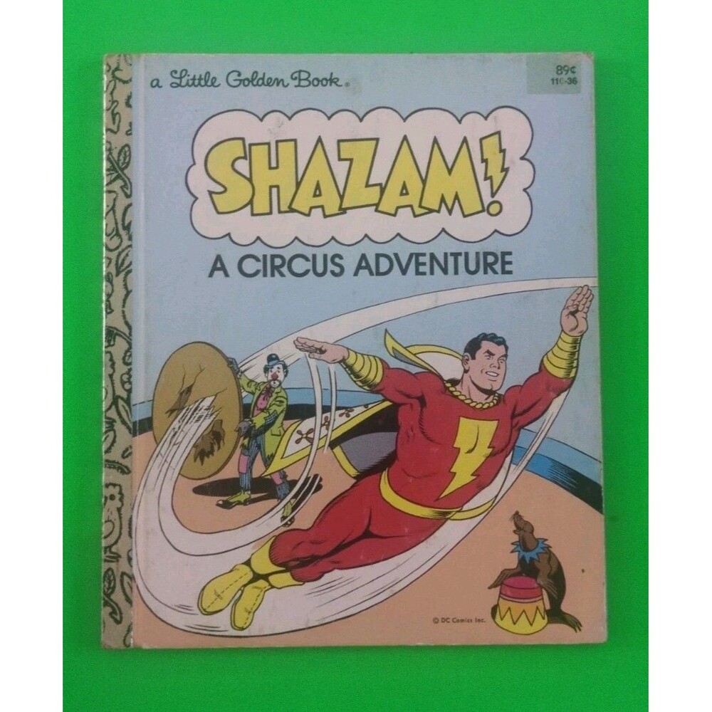 Vtg Shazam A Circus Adventure Little Golden Children Book Bob Ottum 1977